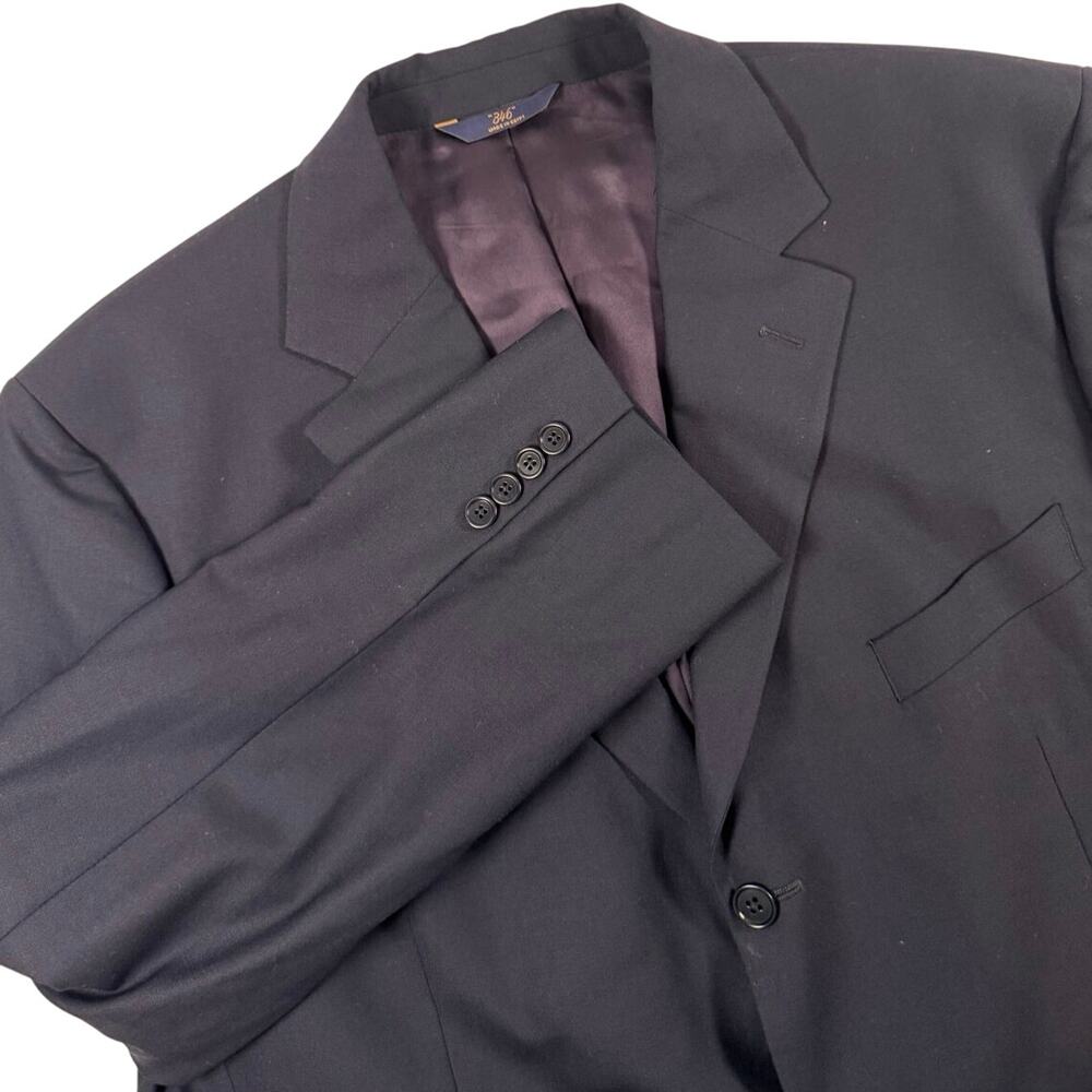 Brooks Brothers 346 Men’s 46R Navy Wool Blazer Stretch Sport Coat Classic Preppy